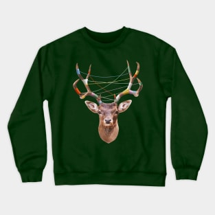 Woven Antlers Crewneck Sweatshirt